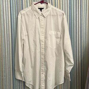 Womens XL white long sleeve Tommy Hilfiger shirt
